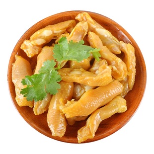 贵食鸡脚筋香辣盐焗风味无骨鸡爪筋卤味熟食即食鸡脆骨掌中宝包邮