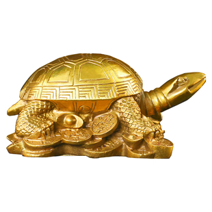 铜乌龟摆件铜龟长寿龟祝寿贺寿礼物家居金龟客厅办公室装饰工艺品