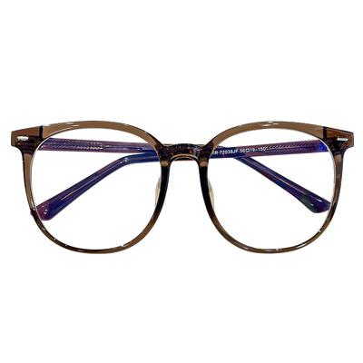 黑色大框防辐射抗疲劳近视眼镜女