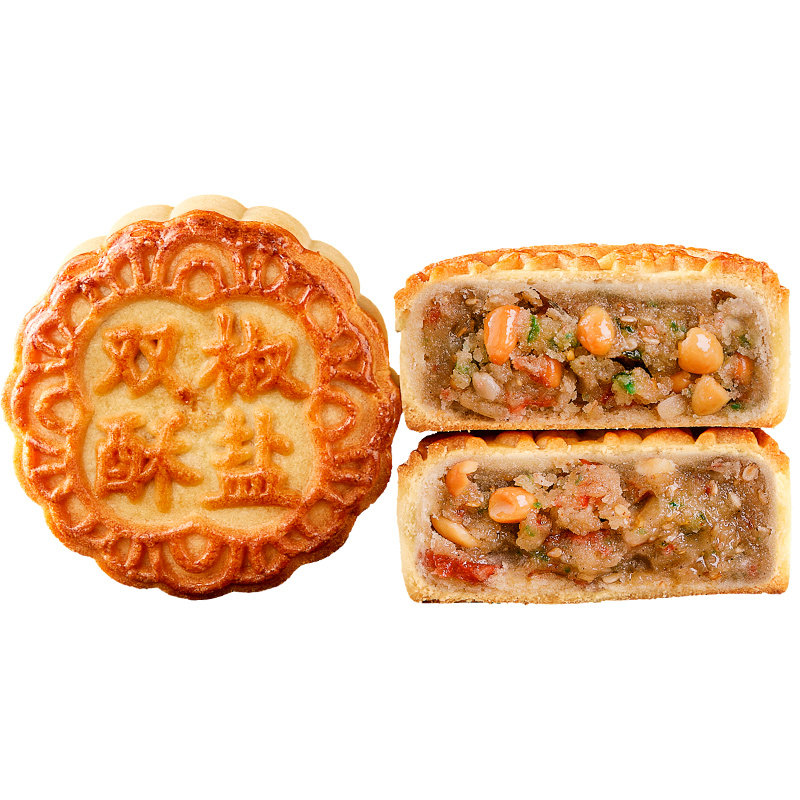 老式椒盐月饼正宗手工