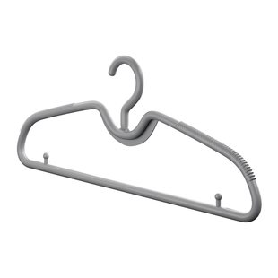 短颈衣架家用挂衣缩脖子无痕防肩角晾衣撑衣柜省空间矮款衣服挂架