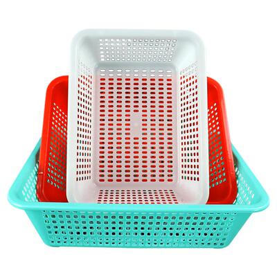 加厚塑料筐长方形商用沥水篮