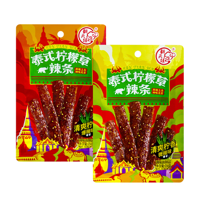 爆辣翻天娃泰式柠檬草辣条