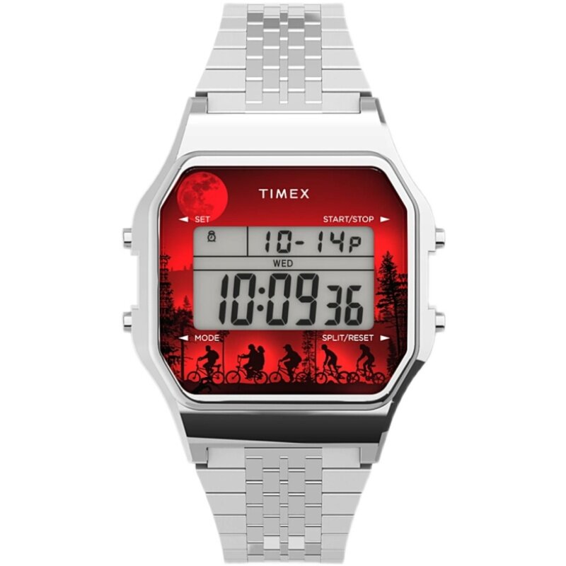 代购天美时Timex X Stranger Things 怪奇物语联名款颠倒男女手表