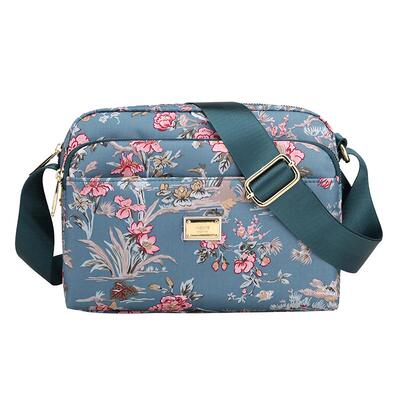 时尚印花斜挎包妈妈包大容量