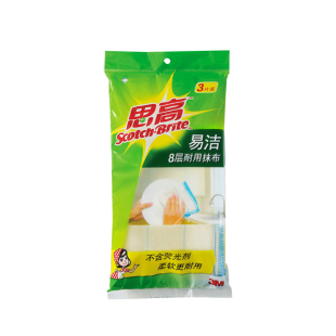 【U先试用】请返回频道页加购-不支持单拍-3M思高抹布8层吸水加厚