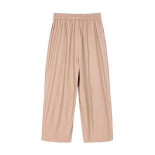 清宁/十木米原创夏新款高密长绒棉文艺百搭休闲裤