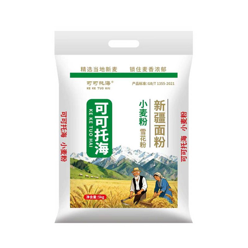 天山臻品雪花粉无添加麦芯粉5kg