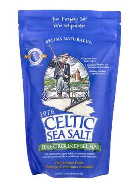 CelticSeaSalt凯尔特矿物混合细盐入味均匀烹饪调味细盐浓郁回味