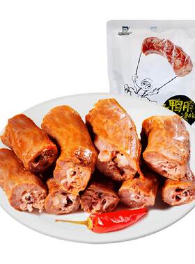 周黑鸭辣味零食鸭脖整袋装