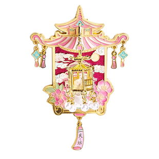 北京天坛发光宫灯金属冰箱贴磁贴定制博物馆文创旅游纪念品伴手礼