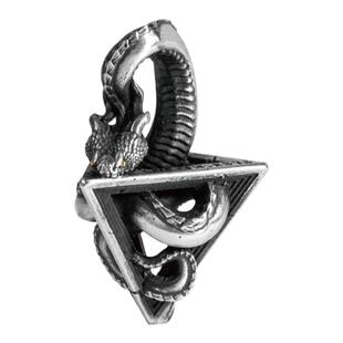 wuyini无垠 18k金混沌巨蛇3.0之禁锢之地925银复古吊坠 潮流百搭