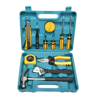 8012靖童工具家用工具箱家装维修工具箱子五金组合工具套装工具盒