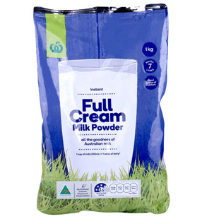 Woolworths全脂脱脂儿童学生成人早餐奶粉米雪高澳洲发货