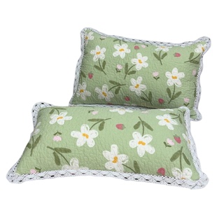 纯棉夹棉加厚枕套40x60一对装控油防污保护枕芯套隔脏全棉枕头套