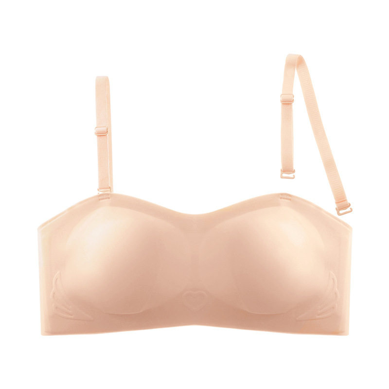 亲测不掉!兔耳朵无肩带内衣薄款