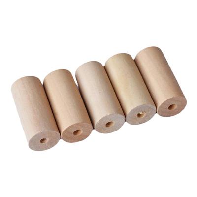 diy饰品配件原木色通孔烟管儿童
