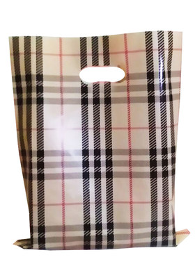 加厚琢领塑料手提袋服装礼品包装