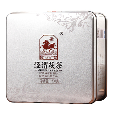 泾渭茯茶贡福雅品280g块泡茯茶