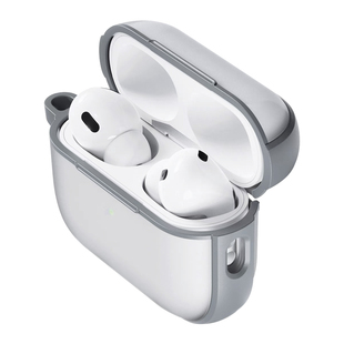 米斯登适用苹果AirPodsPro3保护套airpods4新款降噪版2蓝牙耳机盒二代三挂绳简约磨砂防摔壳透明硅胶潮牌高档