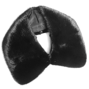 进口真水貂毛领子单卖替换毛领毛毛领子男士单独毛领单买男款整皮