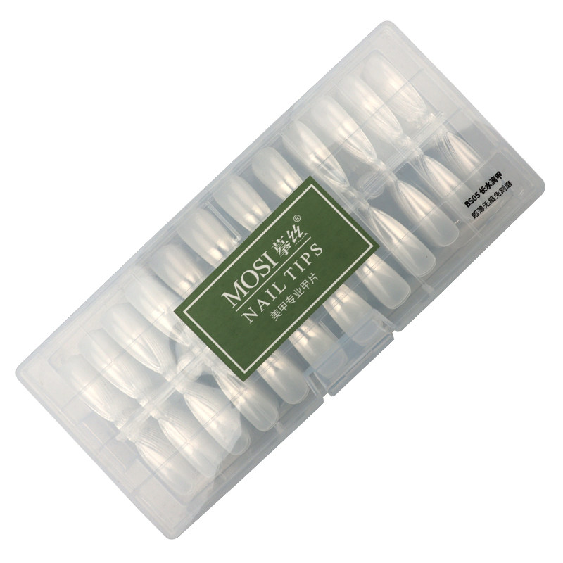 MOSI摹丝超薄无痕假指甲片美甲店专用柔韧全半贴通用后缘根部磨砂