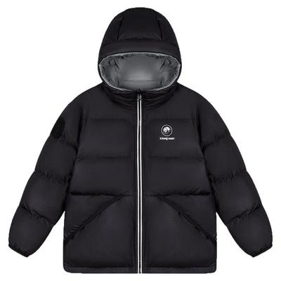 熊猫儿童双面穿羽绒服户外2025冬季新款男女中大童面包服鸭绒外套