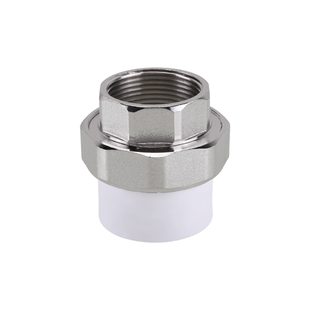 40PPR转外丝内丝活接1/2寸外丝内丝直通50/63/75热熔水管直接接头