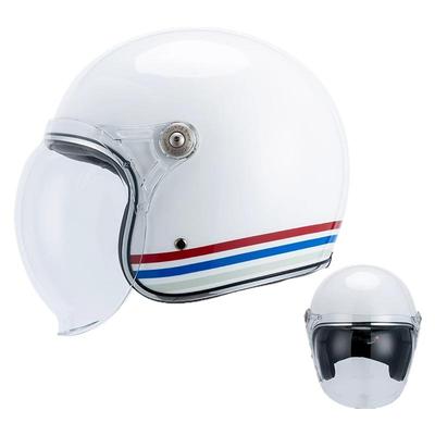 Vcoros碳纤维复古摩托车头盔