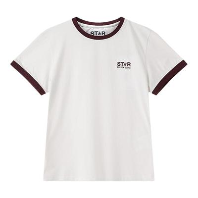 【甄品精选】GOLDEN GOOSE女士棉质圆领短袖T恤 GWP01846 P001489