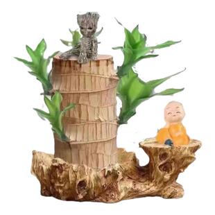 网红巴西木水养幸运木开花格鲁特小树人绿植盆栽室内水培好养植物