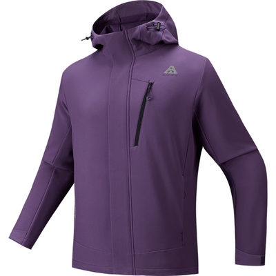 安踏软壳外套男款冬季新款冲锋衣防风防泼水外套官方正品登山服男