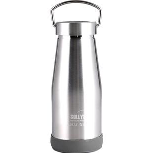 索瑞斯316不锈钢保温杯全钢男士学生水杯耐摔细长小口杯定制logo