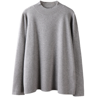 半高领针织衫大码女装半高领打底