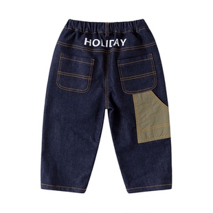 【牛仔裤合集】嘟嘟家宝宝露营风男童春季长裤儿童春款裤子衣服装