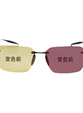 钓鱼眼镜看漂偏光增晰变色墨镜