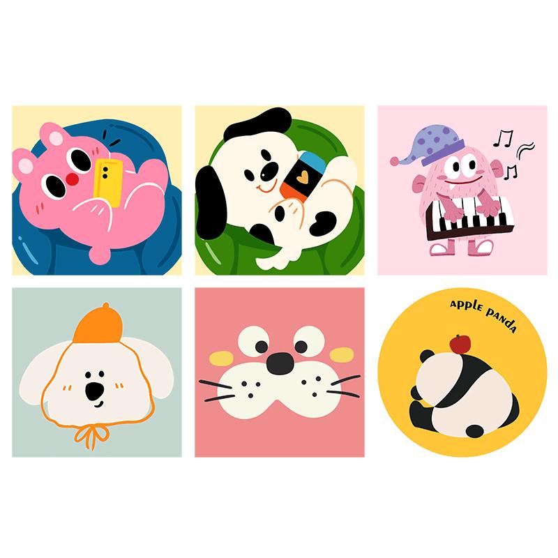 【所有女生直播间】圣卡罗帝时尚萌宠卡通坐垫办公室椅垫加厚座垫