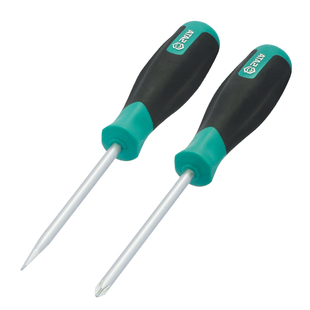 世达T系列一字十字螺丝刀带强磁高硬度小起子平口螺丝批改锥工具