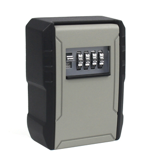 大号装修密码盒子装钥匙盒密码锁子壁挂式收纳盒储物箱加厚加深锁