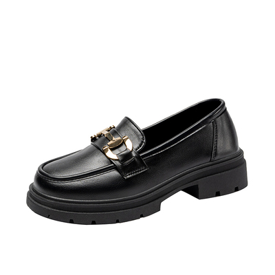 ZHR厚底乐福鞋女秋季2023新款