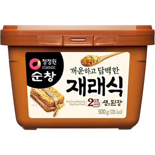 韩国进口清净园传统生大酱韩式大酱汤专用酱东北黄豆酱大豆酱大酱