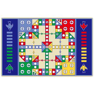 飞行棋地毯超大号垫式二合一桌游大尺寸大号亲子游戏儿童益智玩具