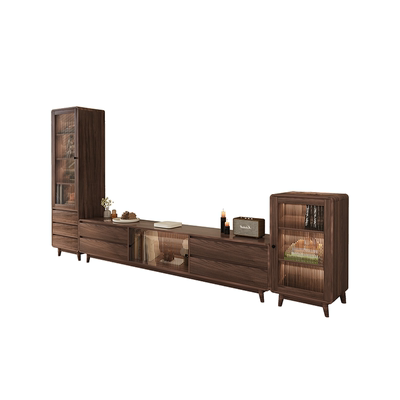 中古风储物实木环保基材电视柜