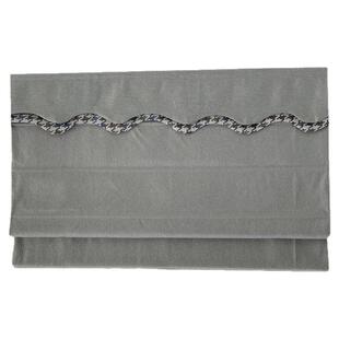 千鸟格新款棉麻素色小窗户全遮光双层加厚飘窗内开窗罗马窗帘定制