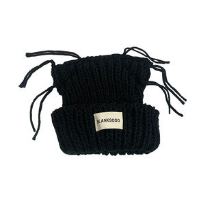 unclecm针织帽女2025新款冬季韩版百搭可爱毛线帽护耳保暖显脸小