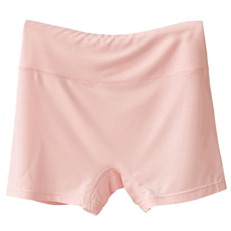 高腰莫代尔安全内裤女棉裆平角裤夏季打底防走光不卷边四角二合一