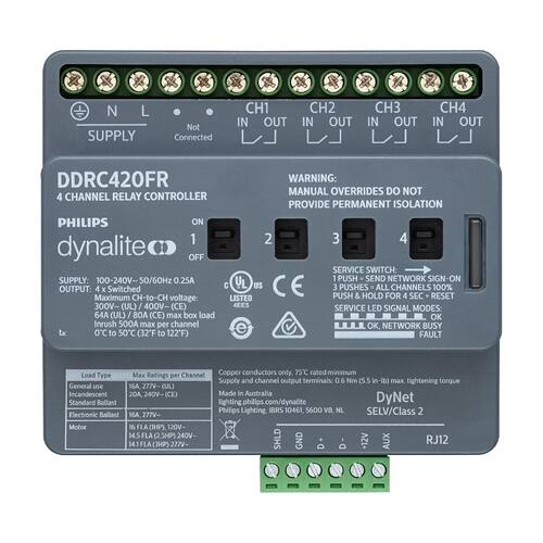 议价DDRC420FR 智能继电控制模块 Dynalite 智能照明系统独有协议