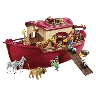 摩比世界诺亚方舟Playmobil动物儿童玩具大船玩具送儿童生日礼物