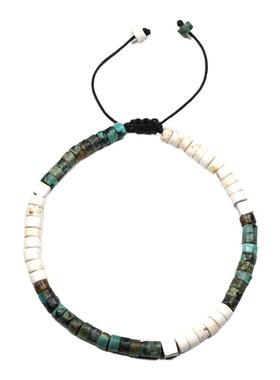 pohier绿松石纯银手串