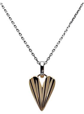 925银圣诞礼物爱心长项链毛衣链